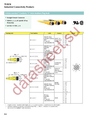 V1-W-YE5M-PVC datasheet  